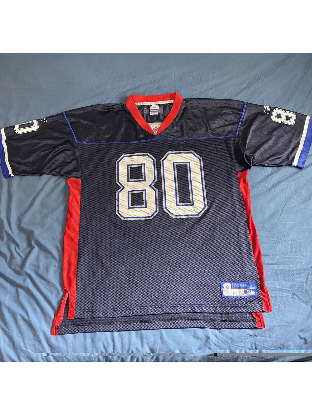 Vintage Reebok NFL Buffalo Bills Eric Moulds #80 Football Jersey - XL